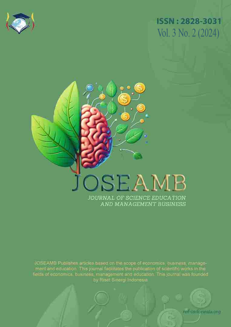 					View Vol. 4 No. 3 (2025): JOSEMB (Journal Of Science Education And Management Business)
				